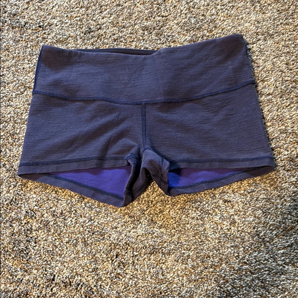 lululemon athletica Deep Blue Athletic Shorts